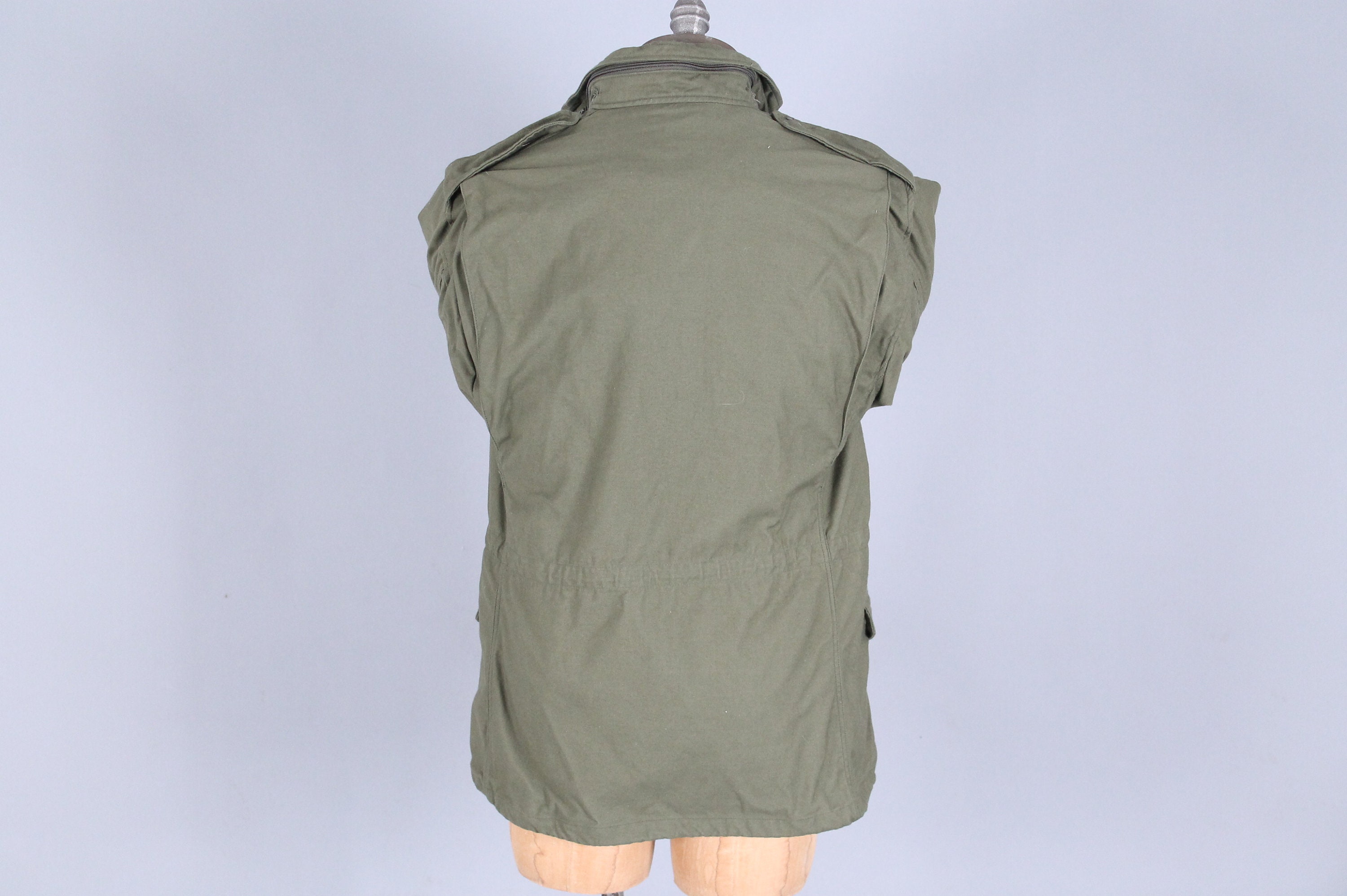Vintage USAF Field Jacket 1960s 60s Vietnam War Era Hood