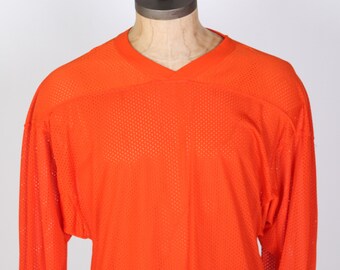Maillot De Foot Vintage Russell Athletic – Blanc Maille – Homme XL – Années 80/90