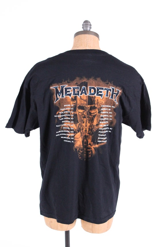 vintage MEGADETH tour concert shirt 1990s screenp… - image 2