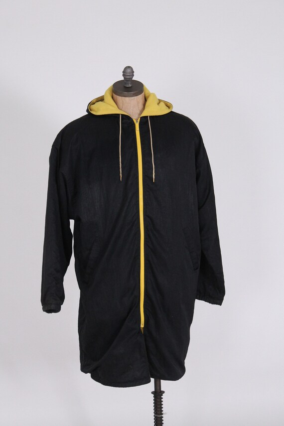 vintage 1990s Reebok Pump it Up coat gold embroid… - image 3