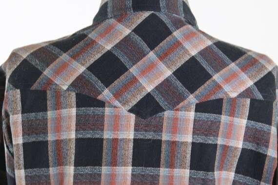 Kennington western plaid shirt vintage 1970s west… - image 7