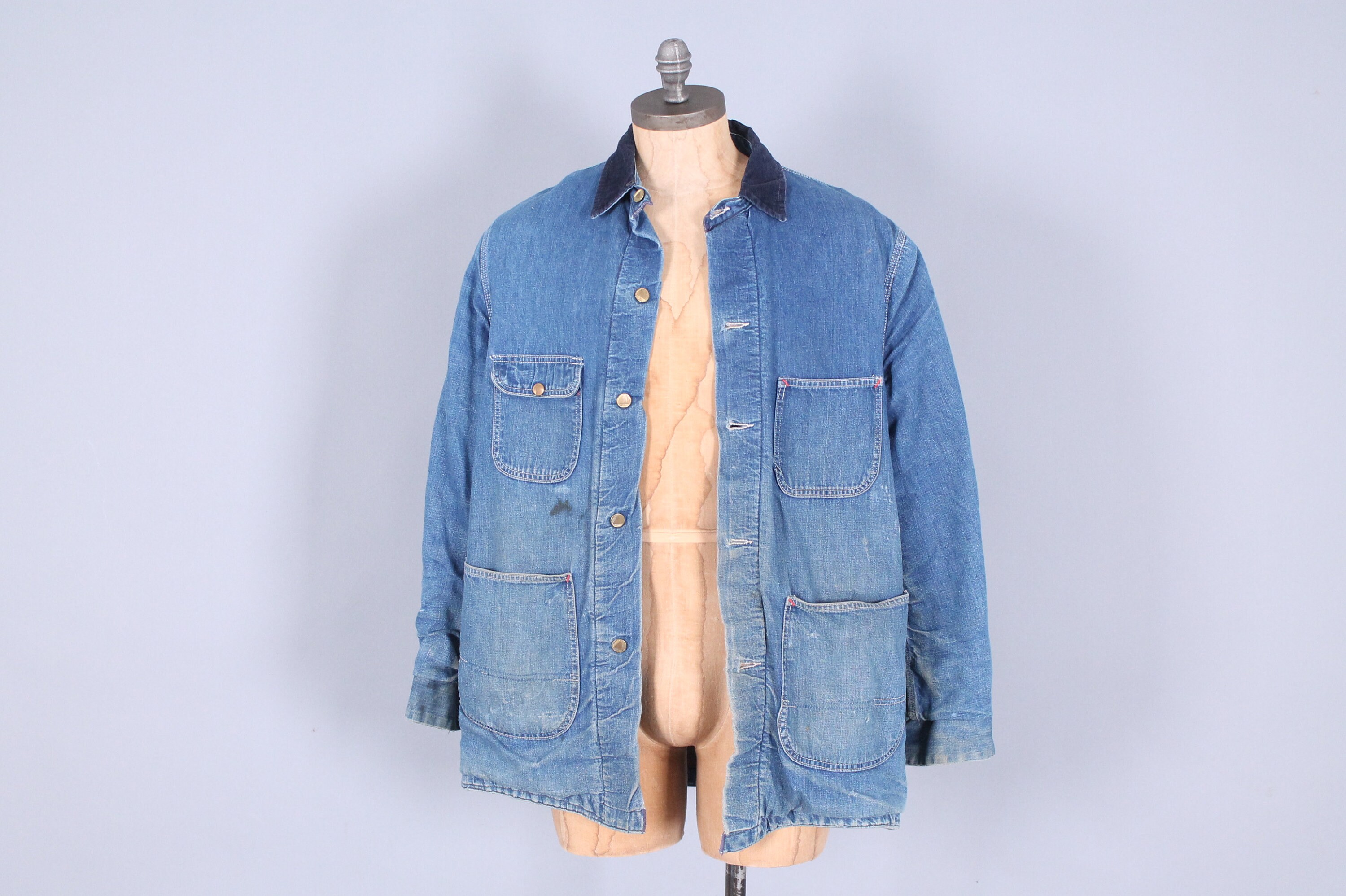 ジャケット・アウター 60s 70s sears denim jacket work jacket Sears Workwear Denim Jacket 1960's. – Le Zouave Shop