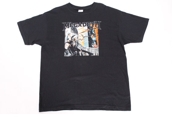 vintage MEGADETH tour concert shirt 1990s screenp… - image 5