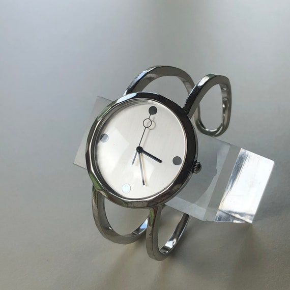 Robert Lee Morris Sterling Watch Cuff Bracelet Bangle RLM  display picture 1