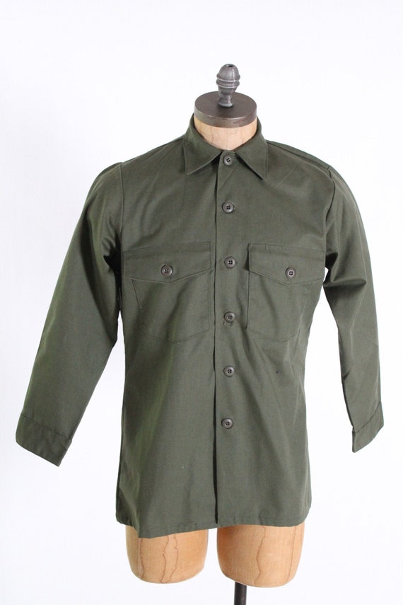 vintage military field jacket uniform shirt US arm