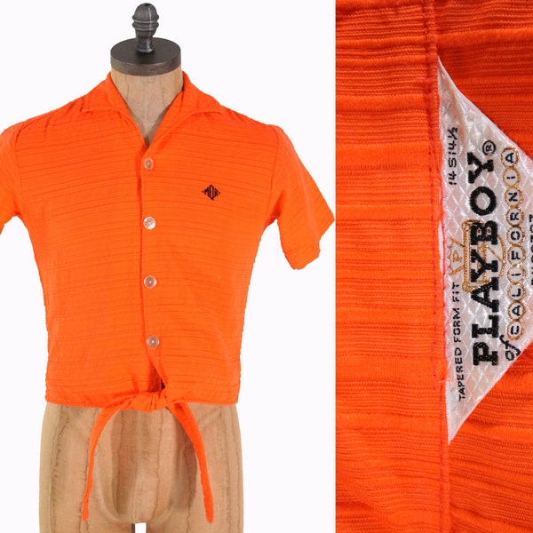 Playboy Button up Shirt Etsy