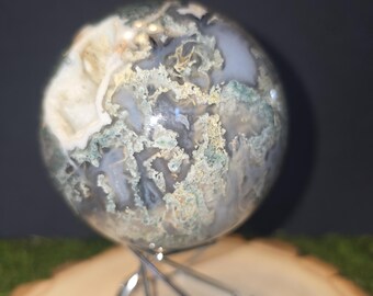 Moss Agate Sphere