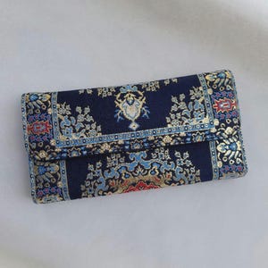 Boho Wallet , Women’s Wallet, Wallet made with carpet patterns, Handmade Wallet, Fabric Wallet, Bohemian Wallet, Handmade Gift for Women