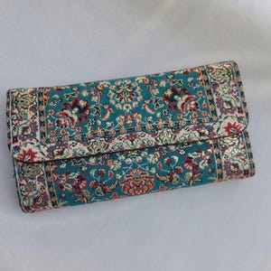 Boho Wallet ,Women’s Wallet, Handmade Wallet, Fabric Wallet, carpet patterns, Hippie Wallet,Bohemian Wallet, Handmade Gift for Women