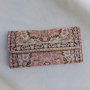 Boho Wallet , Women’s Wallet, Handmade Wallet, Hippie Wallet, Bohemian Wallet, Wallet made with carpet patterns ,Fabric Wallet,Gift for Wome