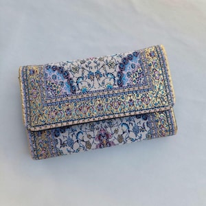 Small Wallet For Women, Boho Wallet Made With Carpet Patterns, Womens Wallet, Bohemian Wallet, Wallet Women, Women's Handmade Wallet
