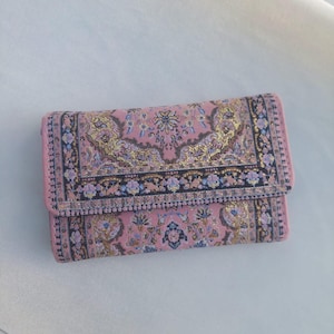 Small Wallet For Women, Boho Wallet Made With Carpet Patterns, Womens Wallet, Bohemian Wallet, Wallet Women, Women's Handmade Wallet