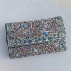 Small Wallet For Women, Boho Wallet Made With Carpet Patterns, Womens Wallet, Bohemian Wallet, Wallet Women, Women's Handmade Wallet