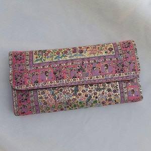 Boho Geldbörse, Damen Geldbörse, Handgefertigte Geldbörse, Geldbörse mit Teppichmuster, Stoff Geldbörse, Hippie Geldbörse, Boho Geldbörse