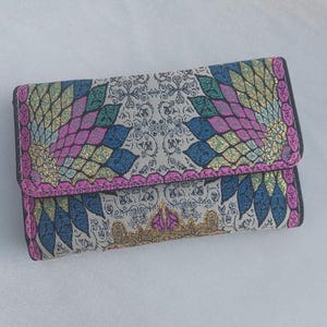 Small Wallet For Women, Boho Wallet Made With Carpet Patterns, Fabric Wallet, Bohemian Wallet, Hippie Wallet, Women's Handmade Wallet