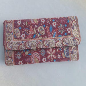 Small Wallet For Women, Boho Wallet Made With Carpet Patterns, Womens Wallet, Bohemian Wallet, Wallet Women, Women's Handmade Wallet