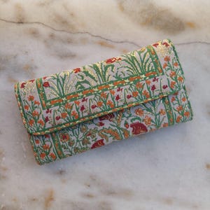 Cartera Boho, Cartera de Mujer, Cartera Hecha a Mano, Cartera de Tela, Cartera con Estampados de Alfombra, Cartera Boho, Cartera Hippie
