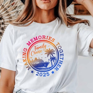 Family Cruise Shirt – Matching Vacation Tee, Custom Cruise 2025, Beach Trip Apparel, Nautical Group Shirt, Personalized Family Outfit
