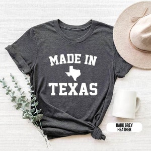 Made in Texas T-Shirt - Lone Star State Graphic Tee for Texans - Southern Pride Apparel and Perfect Gift for Texas Lovers