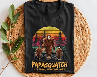 Papa Squatch Shirt, Bigfoot Shirt, Papa Squatch Gift Shirt, Christmas Gift, Camping shirt, Sasquatch, Gift for Dad, Husband Shirt