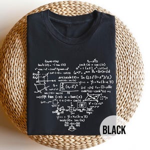 Math Formula T-Shirt - Math Teacher Tee, STEM Gift, Nerdy Science Shirt, Algebra Equation T-Shirt, Geeky College Student Gift