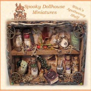 Witch&#39;s Apothecary Shelf