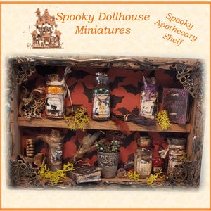 Spooky Apothecary Shelf