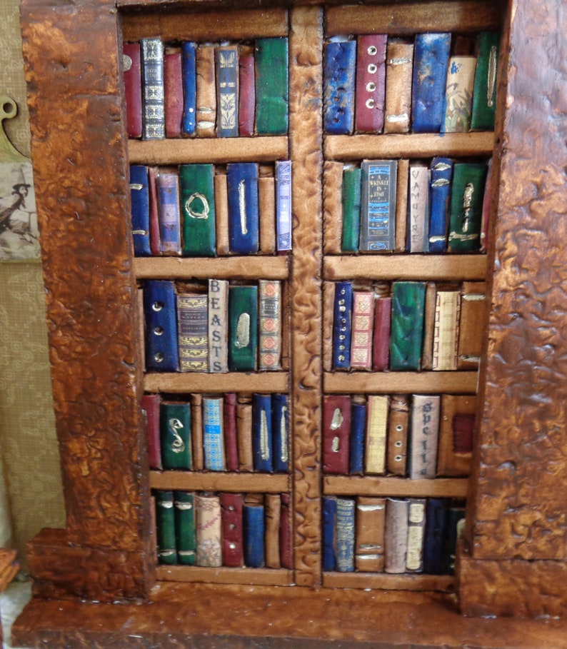 Wizard Library Book Nook 83 Etsy