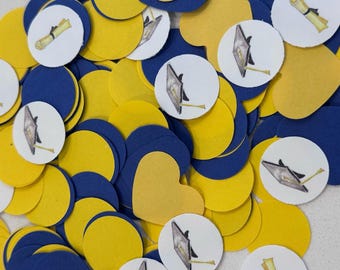 Custom Graduation Confetti | Personalized College Grad Party Decor | Class of 2026 Party Table