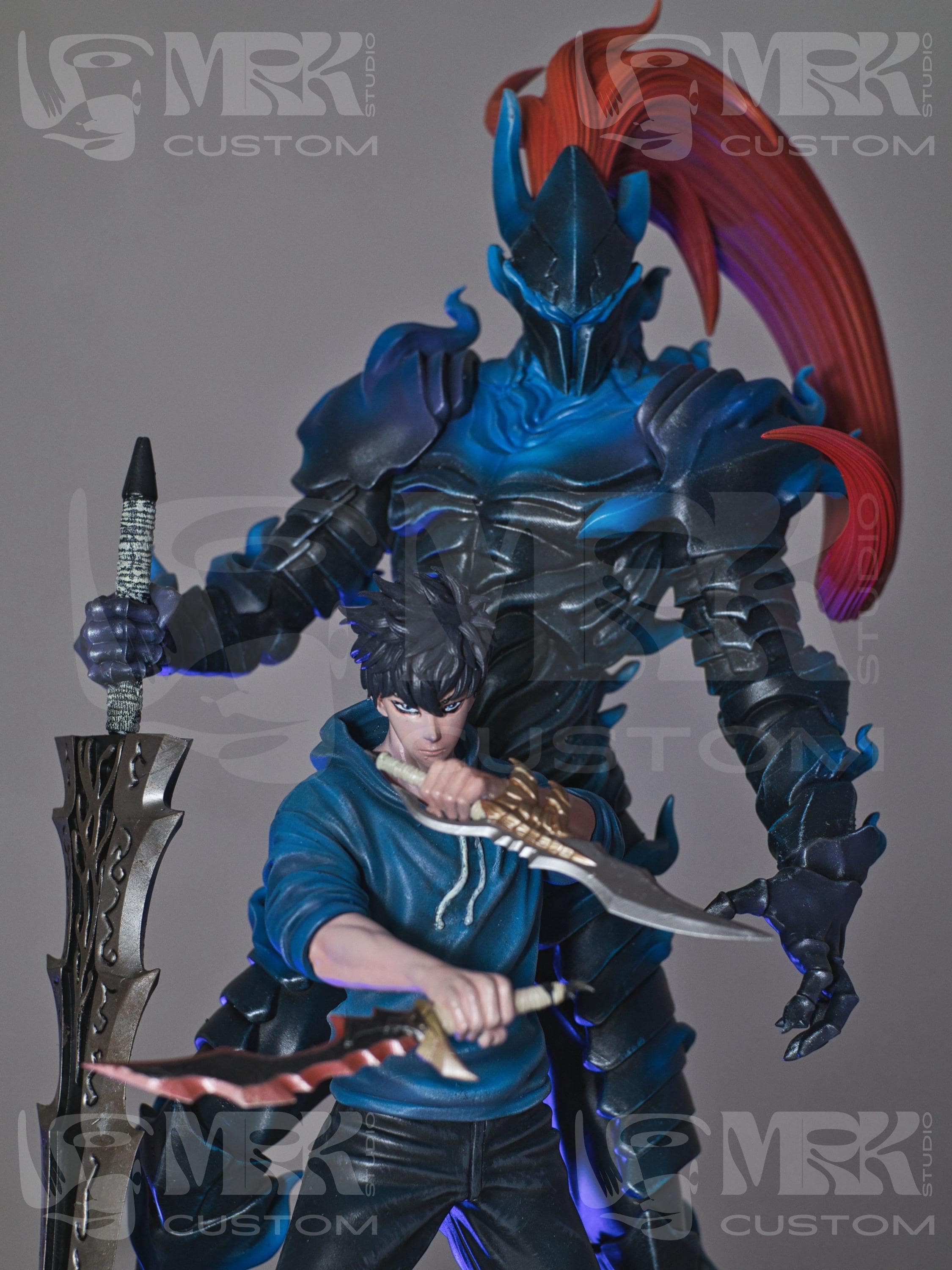Solo Leveling - Sung Jin Woo and Igris Figure - 1/6 scale Statue