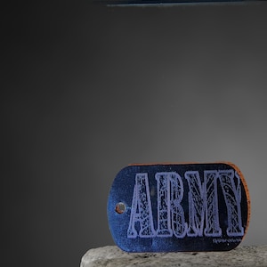 custom military dog tags - engraved military tag - personalized army tag necklace - custom name dog tag necklace - army dog tag