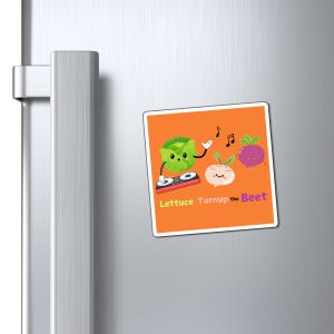 Funny Vegetable Magnet - Kitchen Decor, Fridge Accessories, Cute Refrigerator Ornament, Food Lover Gift, Humorous Veggie Decoration