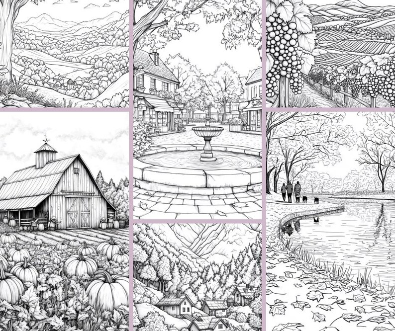 Fall Coloring Pages, Fall Foliage Coloring, Autumns Leaves Coloring ...