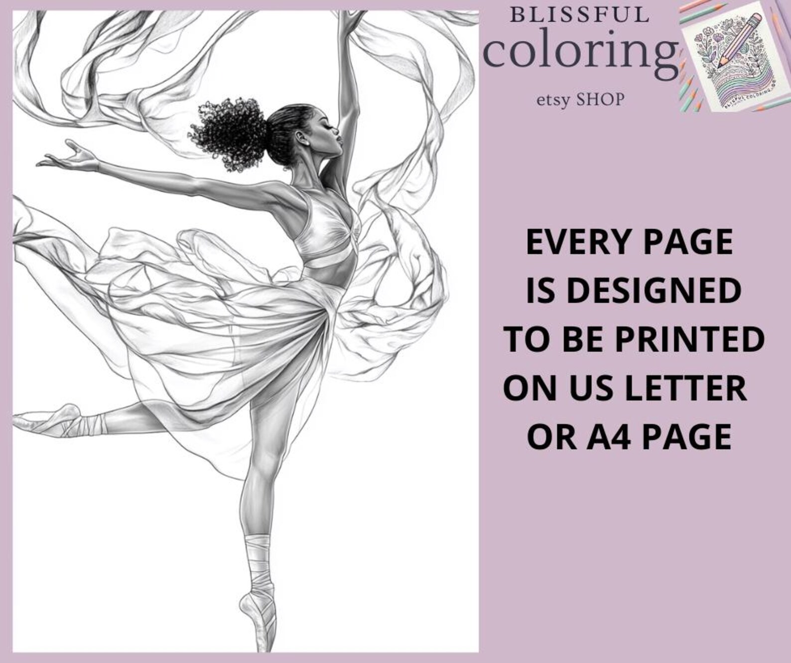 Ballerina Coloring, Dance Coloring, Women Coloring Pages, Instant ...
