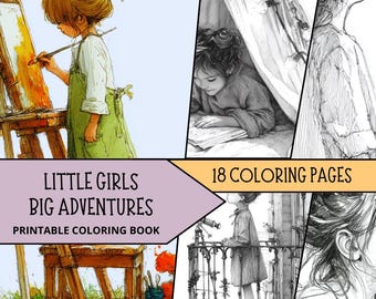 Dibujos para colorear de niñas, dibujos para colorear imprimibles para adultos, hojas para colorear en escala de grises, libro para colorear relajante, dibujos para colorear de mujeres lindas.