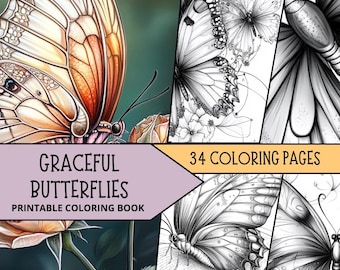 Desenhos de borboletas para colorir para adultos, Borboletas para colorir para adultos, Animais para colorir, Livro de colorir para adultos, Desenhos para colorir para imprimir, Colorir para relaxar