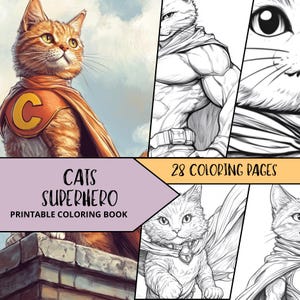 Cat Coloring Page, AnimalColoring Pages, Printable Digital Download, Adult Cat Coloring Pages, Cute Kittens Coloring, Cats for Coloring