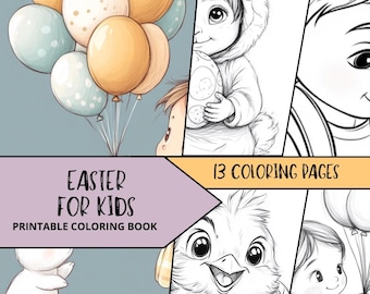Easter Coloring, Coloring Pages For Kids, Spring Coloring, Easter Printable Coloring Pages, BunnyColoring Pages, Kid Coloring Sheets