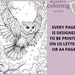 Magical Forest Animals, Printable Digital Download Adult Coloring Pages ...