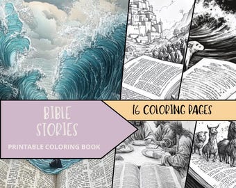 Religious Coloring Page, Printable Coloring Book, Religious Christian Coloring, Catholic Coloring, Bible Coloring, Adult Coloring Pages