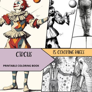 Circus Coloring, Coloring Pages For Adults, Colorful Carnival, Animal Coloring, Clown Coloring Pages, Printable Coloring Sheets