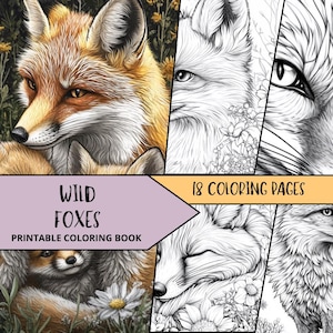 Fox Adult Coloring Pages, Fox Coloring, Woodland Coloring, Fox Printable Colorng, Coloring Animals, Adult Coloring Book, Foxes To Color