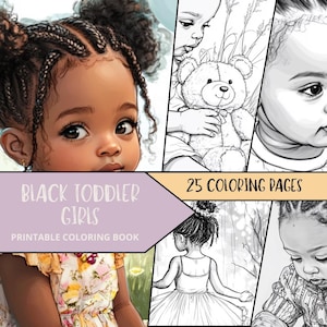 Black Woman Coloring Pages Printable Coloring Pages for Adult, Grayscale Coloring Sheets, Relaxing Coloring Book Fashion Coloring Black Girl