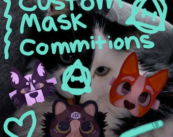therian mask commissions!