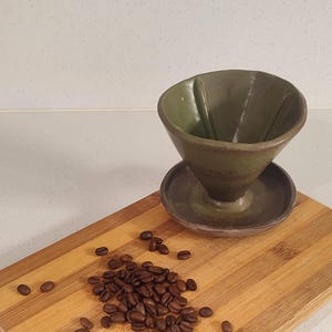 Ceramic Drip - A Slab-Built Coffee Dripper (V60 Compatible)
