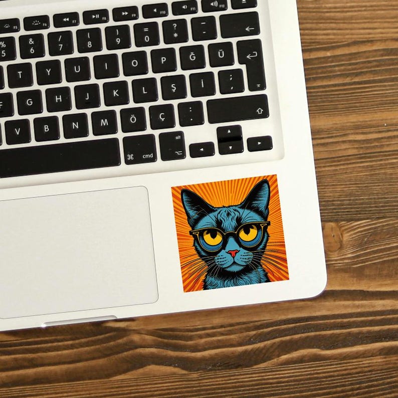 Black Cat Stickers: Waterproof Vinyl Decals for Laptop, Water Bottle - Etsy