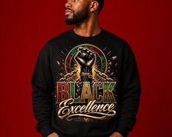 Black excellence, African-american png, afrocentric arts, juneteenth png, magical melanin, raised Fist Breaking Chains, black history shirts