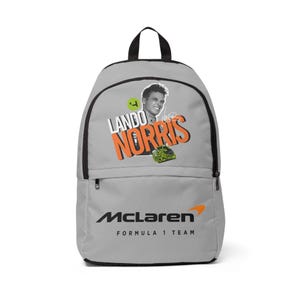 Lando Norris Formula 1 Unisex Backpack, School Bag, Travel Pack, Sports Rucksack, Gift for Formula 1 Fans