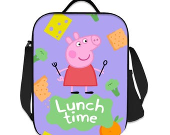 Peppa Pig Lunch Box, Back to School Lunch Box, Peppa Pig Lunch Bag