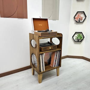 Plattenschrank - Plattenschrank - MCM - LP Schrank - Plattenschrank - MCM Decor